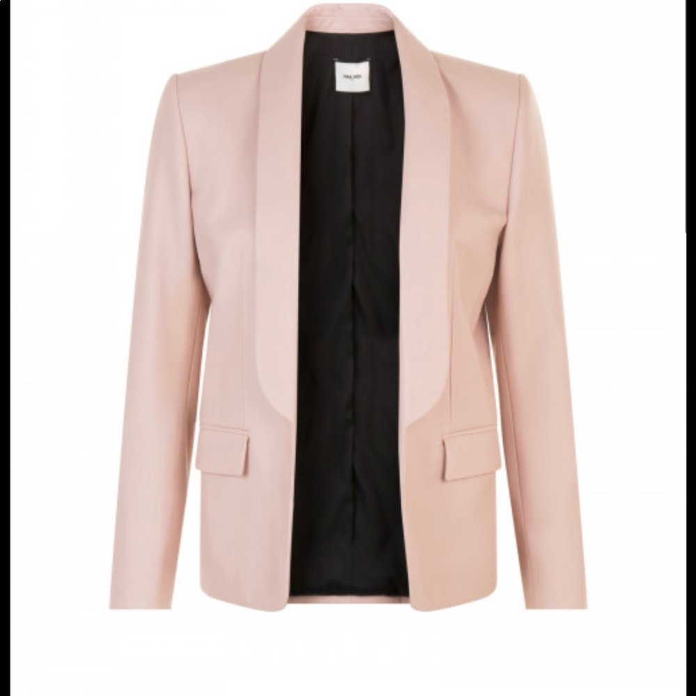 Max & Moi 100% Lambskin Leather Jacket Sabrina Peach.